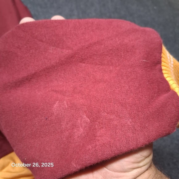 Fox Amsterdam Full Zip Sweatshirt Womens Size Large Red and Yellow - Picture 8 of 9